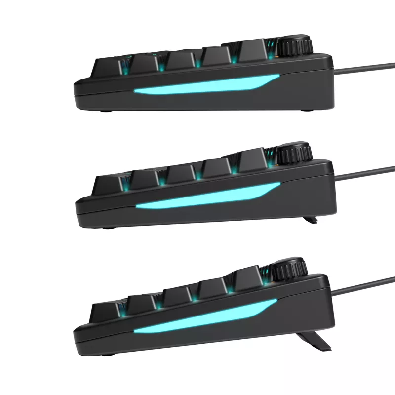 Glorious Gaming GMBK 75% Πληκτρολόγιο USB AZERTY Γαλλικά Μαύρο