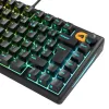 Glorious Gaming GMBK 75% Πληκτρολόγιο USB AZERTY Γαλλικά Μαύρο