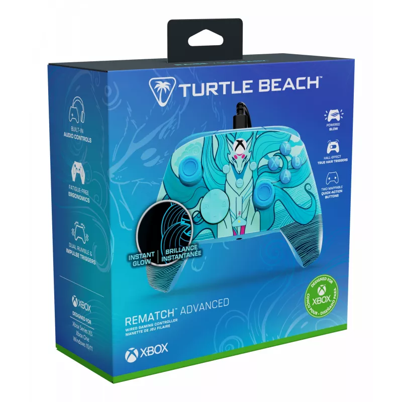 Gamepad Turtle Beach Rematch Advanced Wired 2025 USB Πολύχρωμο Xbox One Xbox One S Xbox One X