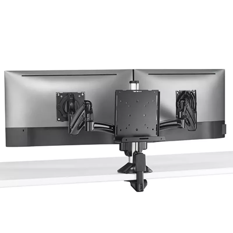 Kit τοποθέτησης Chief KRA232B – Στήριγμα κολόνας Thin-Client/PC, Ατσάλι, μαύρο, μέγιστο φορτίο 1,36 kg