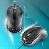 NGS EASY DELTA Ποντίκι Γραφείου Αμφίχειρο USB Type-A Οπτικό 1200 DPI