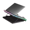 Mars Gaming MNBC6, Βάση ψύξης + Στήριγμα XL 19'' ARGB, 3 ανεμιστήρες, Φορητό Στήριγμα