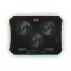 Mars Gaming MNBC6, Βάση ψύξης + Στήριγμα XL 19'' ARGB, 3 ανεμιστήρες, Φορητό Στήριγμα