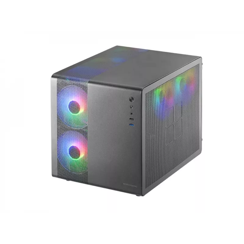 Mini Tower PC Mars Gaming MC-400 λευκό 2x 120mm μπροστινοί ανεμιστήρες
