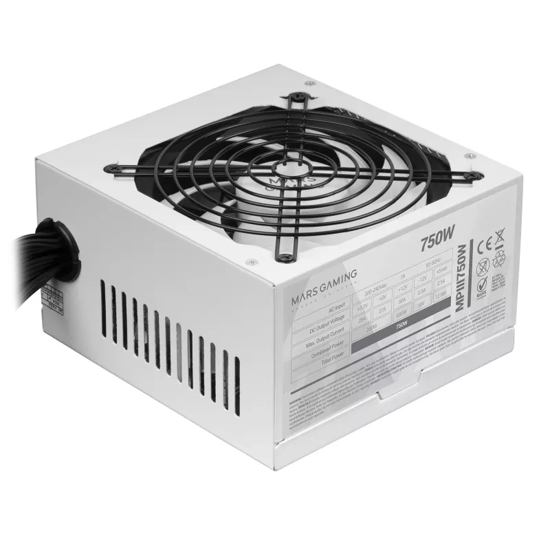 Mars Gaming MPIII750W τροφοδοτικό 750 W 20+4 pin ATX ATX λευκό