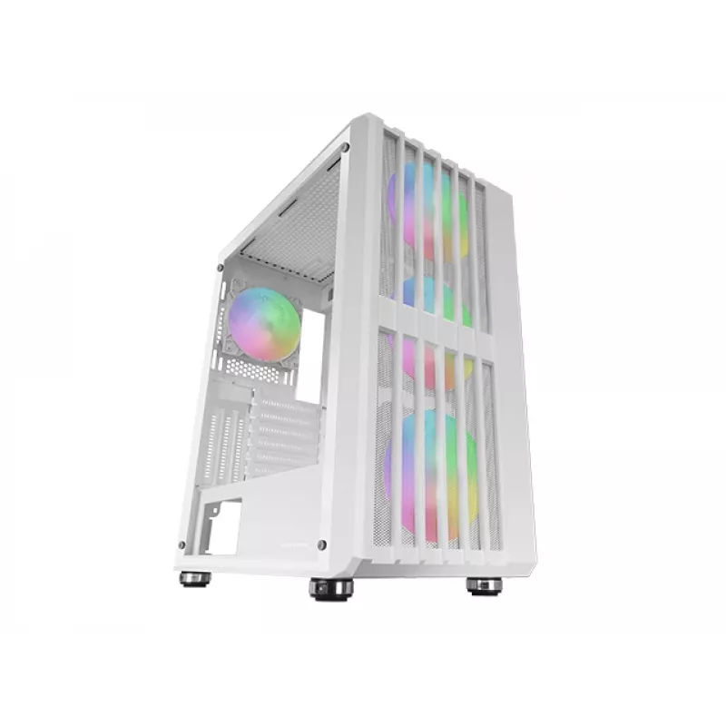 Mars Gaming MC-VAULTW Κουτί υπολογιστή Midi Tower Λευκό