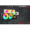 Mars Gaming ML-VISION240W Υδρόψυκτη CPU AIO, 240 mm, RGB, Λευκή