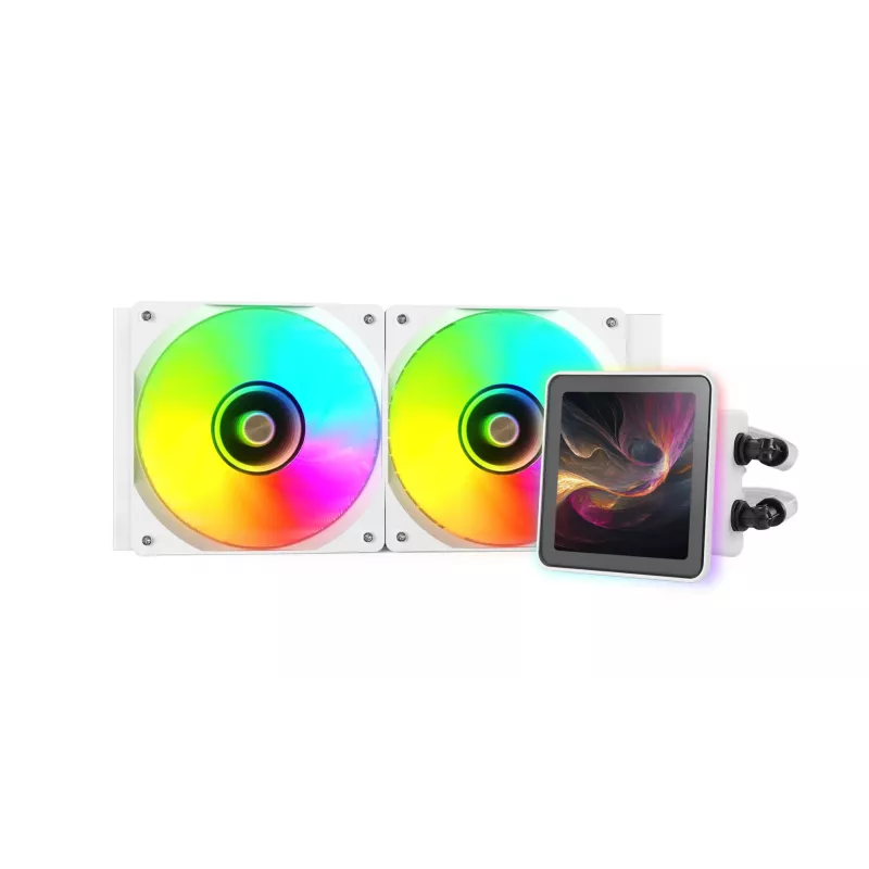 Mars Gaming ML-VISIONPRO240W Υδρόψυκτη CPU AIO 12 cm Λευκή 1 τεμ.