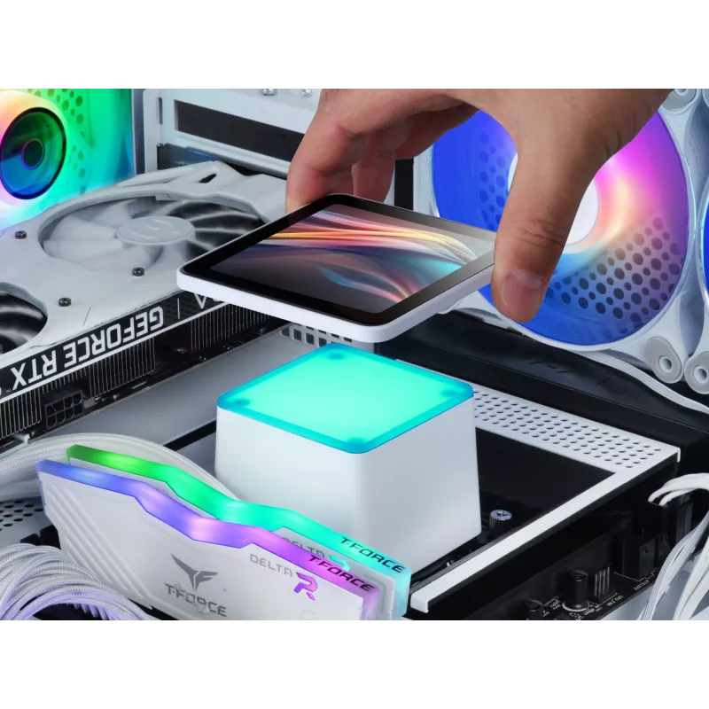Mars Gaming ML-VISIONPRO240W Υδρόψυκτη CPU AIO 12 cm Λευκή 1 τεμ.
