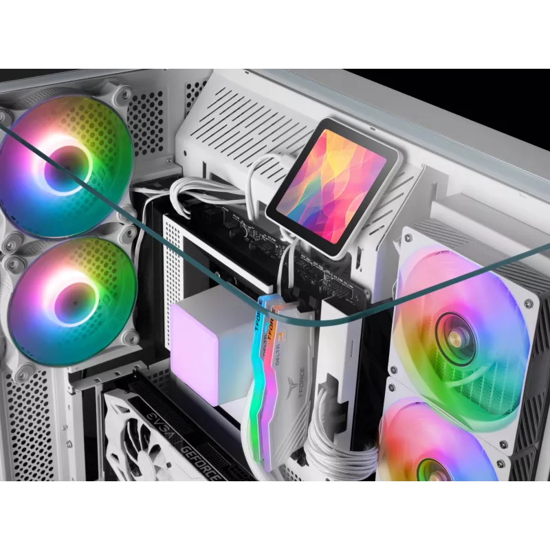 Mars Gaming ML-VISIONPRO240W Υδρόψυκτη CPU AIO 12 cm Λευκή 1 τεμ.