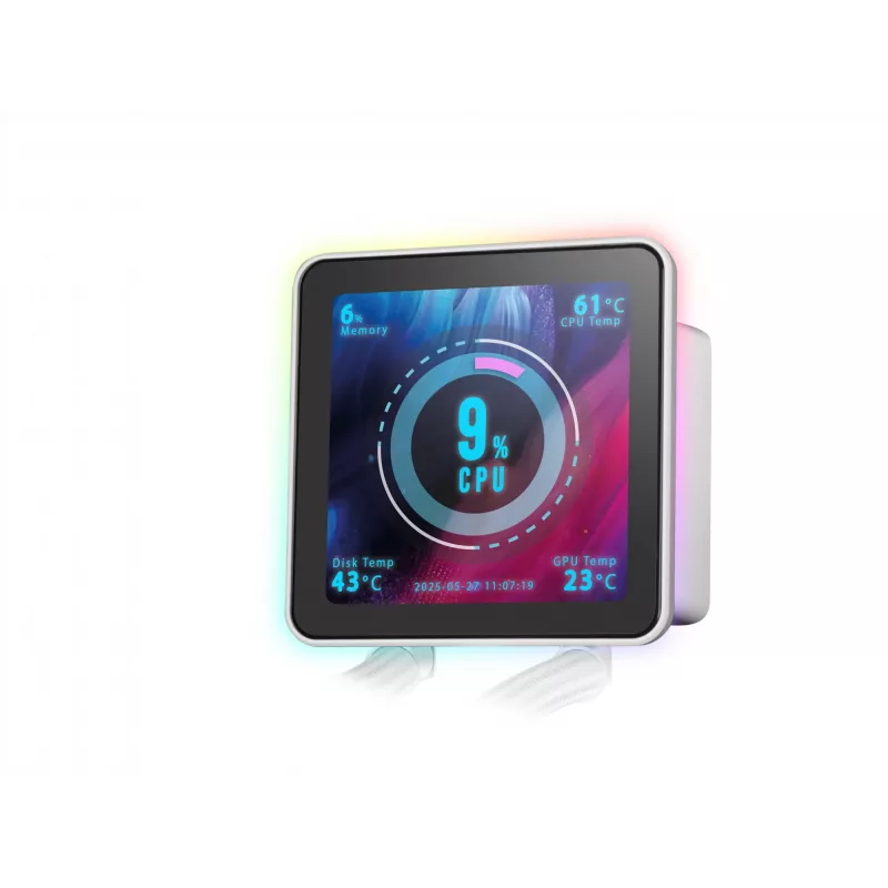 Mars Gaming ML-VISIONPRO240W Υδρόψυκτη CPU AIO 12 cm Λευκή 1 τεμ.