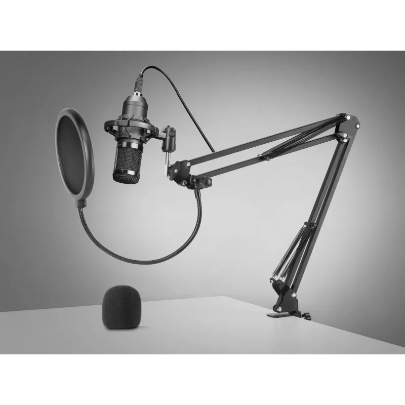 Mars Gaming Μικρόφωνο Ultra-High Definition για streaming Μαύρο