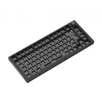 Barebone πληκτρολόγιο GLORIOUS GMMK Pro — 75% θήκη αλουμινίου, μαύρο, 332×135×32 mm, 1,5 kg
