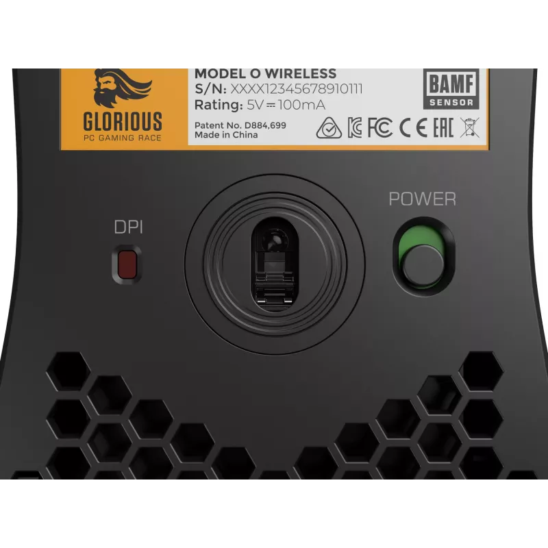 Glorious Gaming Glorious Model O Wireless - ματ μαύρο, δεξιόχειρας, οπτικό, RF Wireless, 19000 DPI, 1 ms, μαύρο