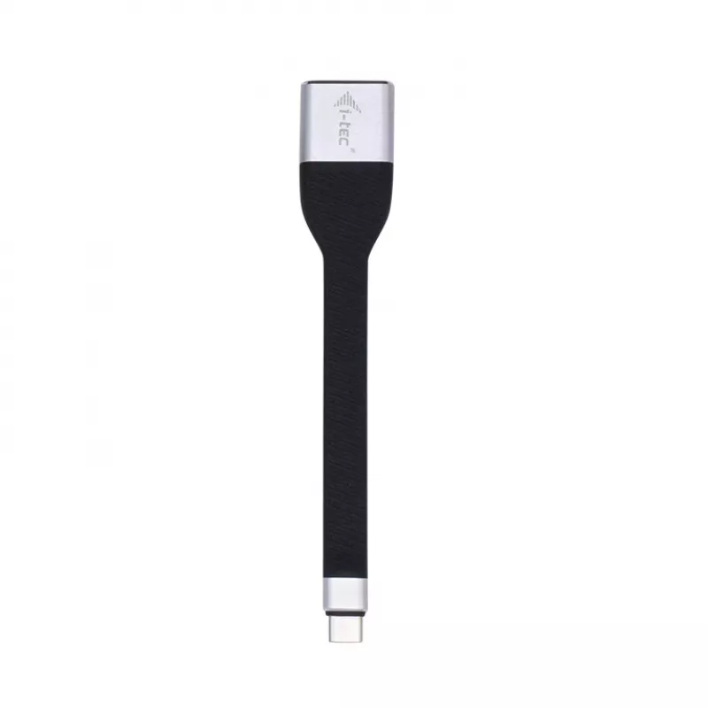 ITEC USB-C σε DisplayPort adapter i-tec USB-C επίπεδος DP adapter 4K/60 Hz, καλώδιο 0,11 m, μαύρο