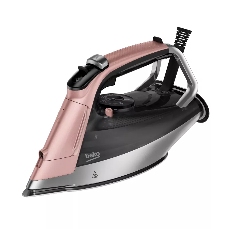 Beko SIM8130P σίδερο ατμού SoftGlide 3000 W ροζ, λευκό