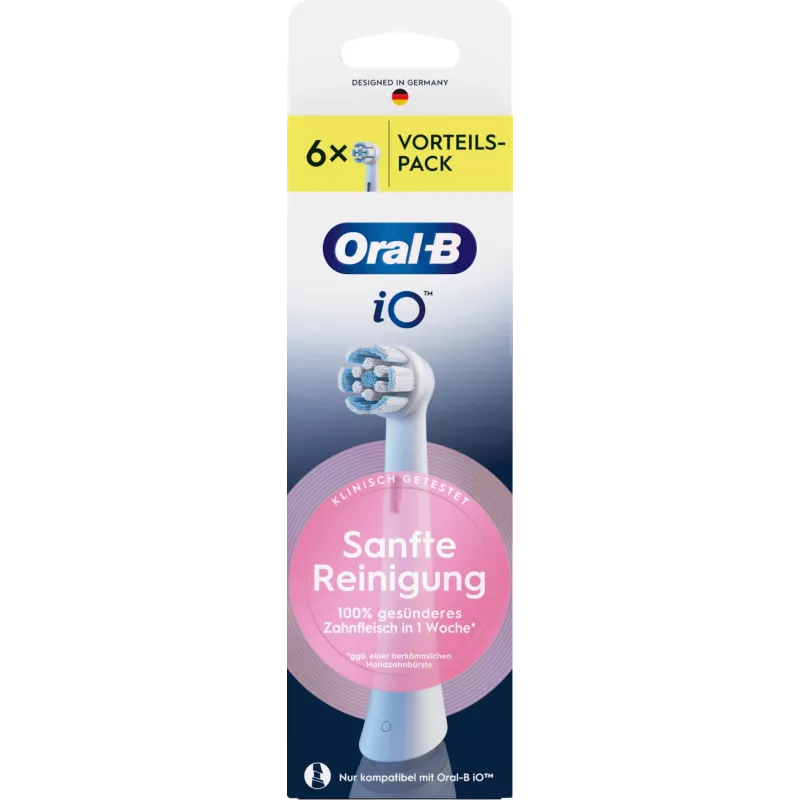 Κεφαλή οδοντόβουρτσας Oral-B 6 τεμ. λευκή
