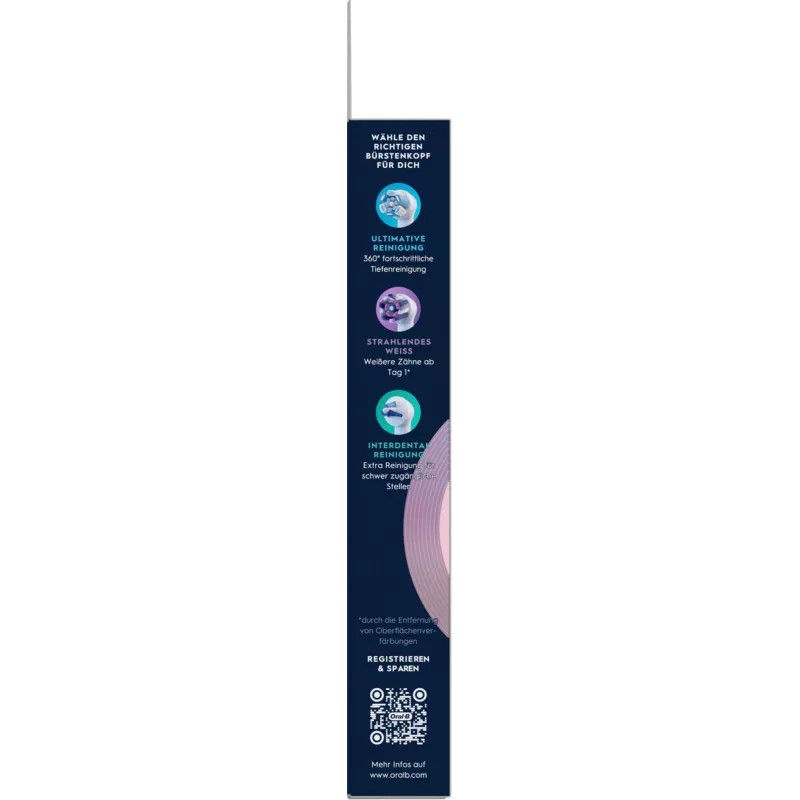 Κεφαλή οδοντόβουρτσας Oral-B 6 τεμ. λευκή