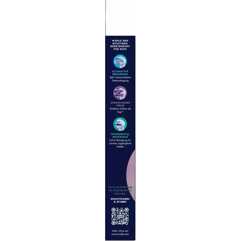Κεφαλή οδοντόβουρτσας Oral-B 6 τεμ. λευκή