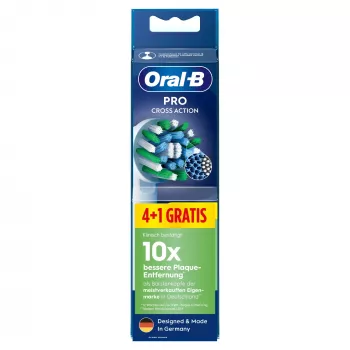 Ανταλλακτικές κεφαλές BRAUN Oral‑B Pro CrossAction — συσκευασία με 5 συμβατές κεφαλές