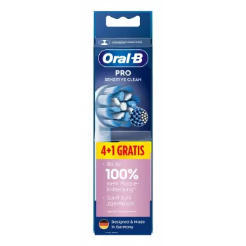 Κεφαλές οδοντόβουρτσας Oral-B Pro Sensitive Clean 5 τεμ. λευκές εξαιρετικά μαλακές