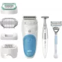 Braun Silk-épil 5 810 + Gillette Venus Trimmer 28 τσιμπιδάκια μπλε, λευκό