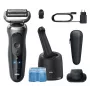 Ξυριστική μηχανή με φύλλα Braun Series 7 72-C7200CC μαύρη ανοξείδωτο ατσάλι ιόντων λιθίου