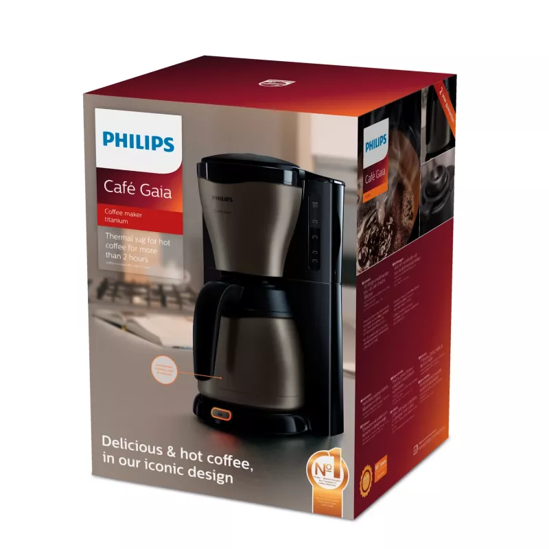 Philips Café Gaia Collection HD7547/80 μηχανή καφέ μηχανή φίλτρου 1,2 L