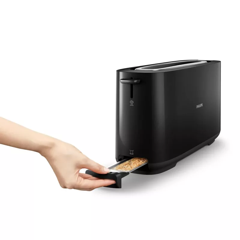 Philips Daily Collection HD2590/90 τοστιέρα – μακριά σχισμή, μαύρη