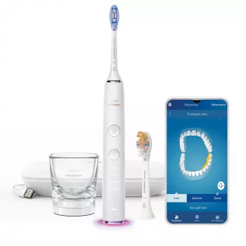 Philips Sonicare DiamondClean Smart DiamondClean Smart HX9917/88 ηλεκτρική ηχητική οδοντόβουρτσα με 2 εξαρτήματα και εφαρμογή
