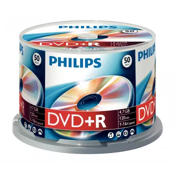 DVD+R Philips DR4S6B50F/00 4,7 GB 120 λεπτά