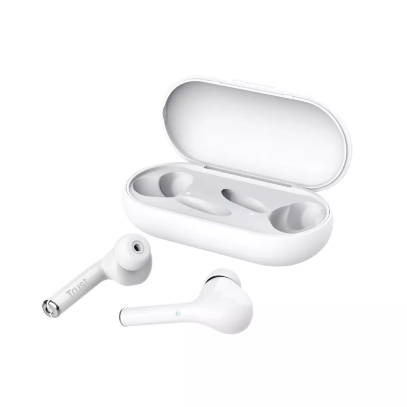 Trust Nika headset True Wireless Stereo (TWS) in-ear κλήσεων/μουσικής λευκά