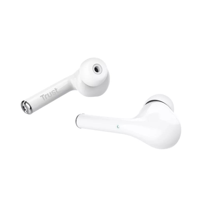 Trust Nika headset True Wireless Stereo (TWS) in-ear κλήσεων/μουσικής λευκά