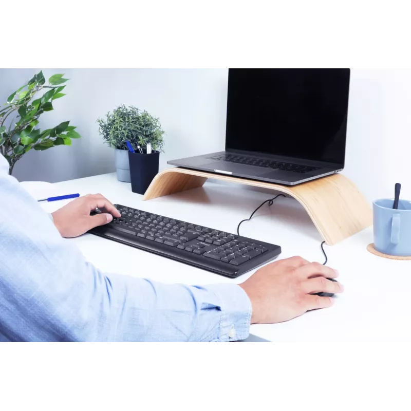 Trust Primo πληκτρολόγιο και ποντίκι Universal USB AZERTY βελγικό μαύρο