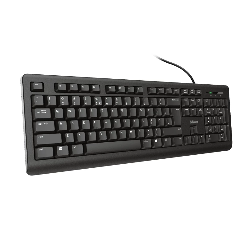 Trust Primo πληκτρολόγιο Universal USB AZERTY βελγικό μαύρο