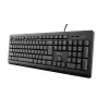 Trust Primo πληκτρολόγιο και ποντίκι γραφείου USB QWERTY γερμανικό μαύρο