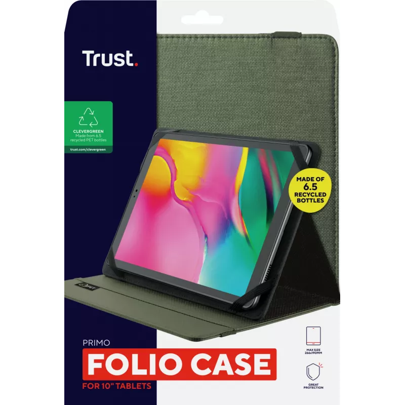 Trust Primo 25,4 cm (10 inch) Folio πράσινο