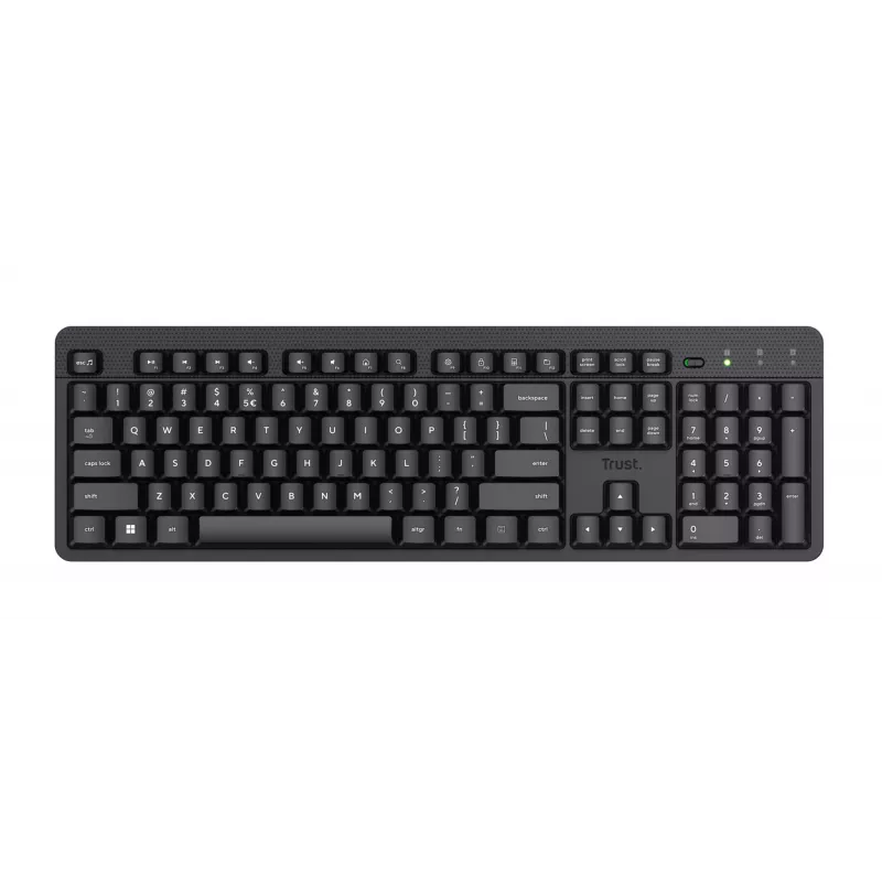 TRUST Ody II Full-Size Wireless RF QWERTY Nordic μαύρο