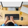 Trust Trezo πληκτρολόγιο και ποντίκι γραφείου RF Wireless AZERTY βελγικό μαύρο