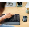 Trust Trezo πληκτρολόγιο και ποντίκι γραφείου RF Wireless AZERTY βελγικό μαύρο