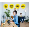 Trust Trezo πληκτρολόγιο και ποντίκι γραφείου RF Wireless AZERTY βελγικό μαύρο