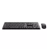 Trust Ody II πληκτρολόγιο και ποντίκι γραφείου RF Wireless AZERTY βελγικό μαύρο