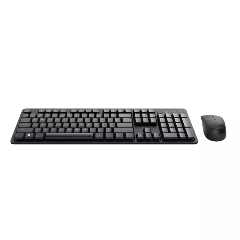 Trust Ody II πληκτρολόγιο και ποντίκι γραφείου RF Wireless AZERTY βελγικό μαύρο