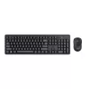 Trust Ody II πληκτρολόγιο και ποντίκι γραφείου RF Wireless AZERTY βελγικό μαύρο