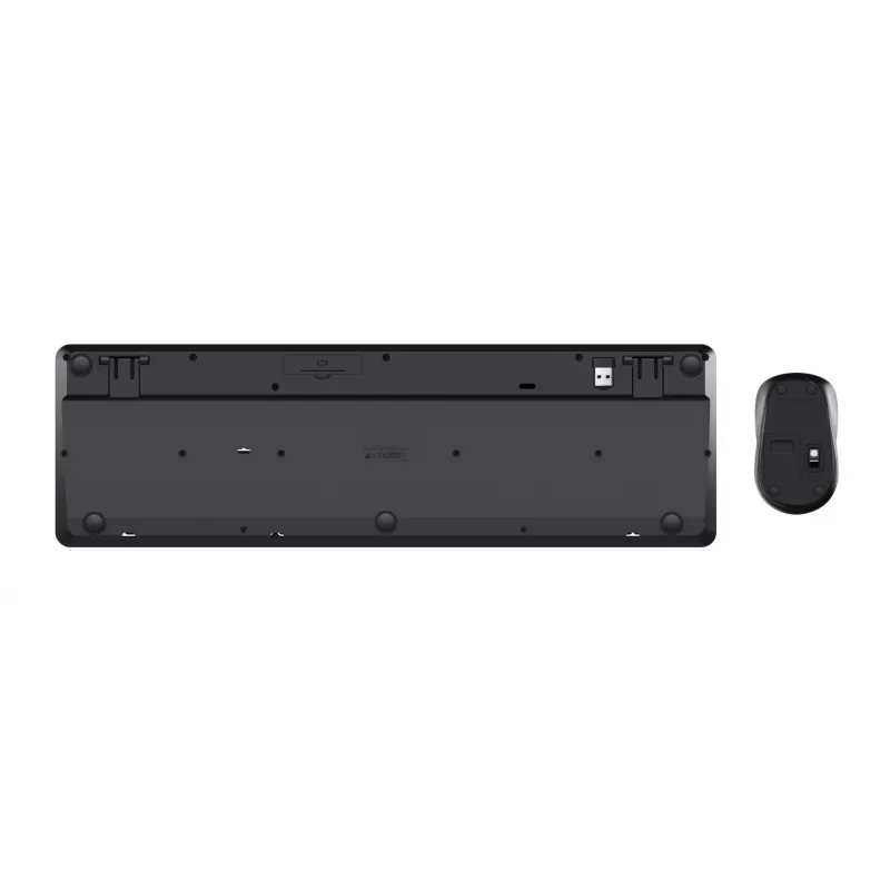 Trust Ody II πληκτρολόγιο και ποντίκι γραφείου RF Wireless AZERTY βελγικό μαύρο