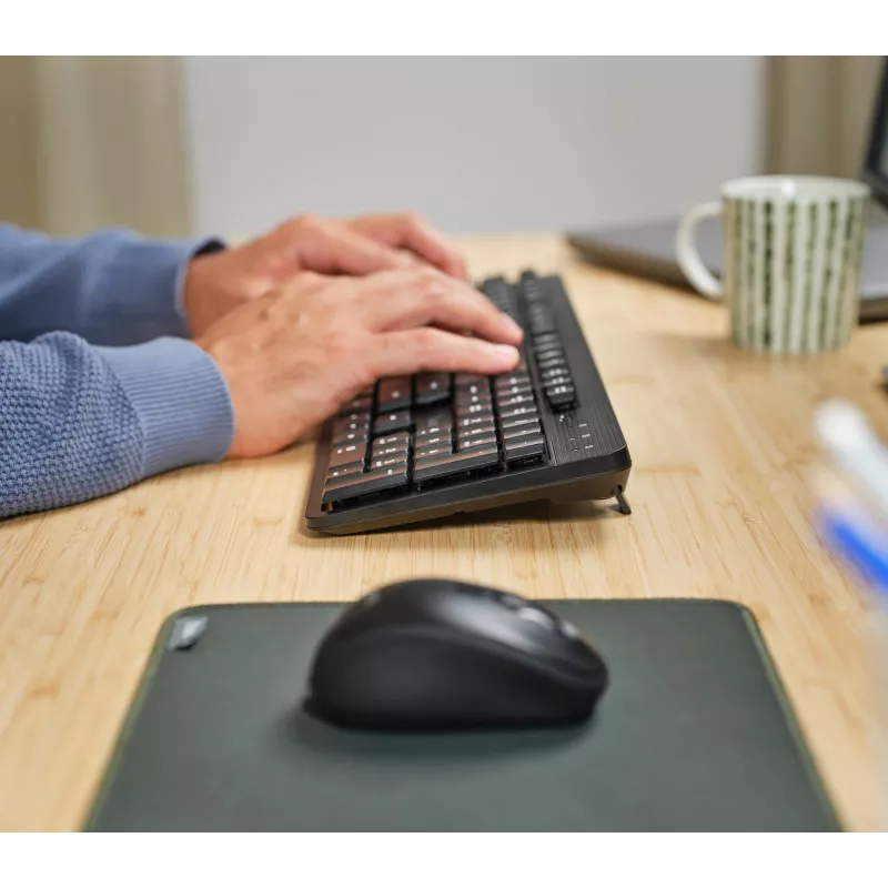 Trust Ody II πληκτρολόγιο και ποντίκι γραφείου RF Wireless AZERTY βελγικό μαύρο