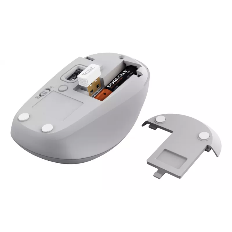 Trust Yvi+ Ποντίκι Universal Αμφίχειρο RF Wireless + Bluetooth Οπτικό 1600 DPI