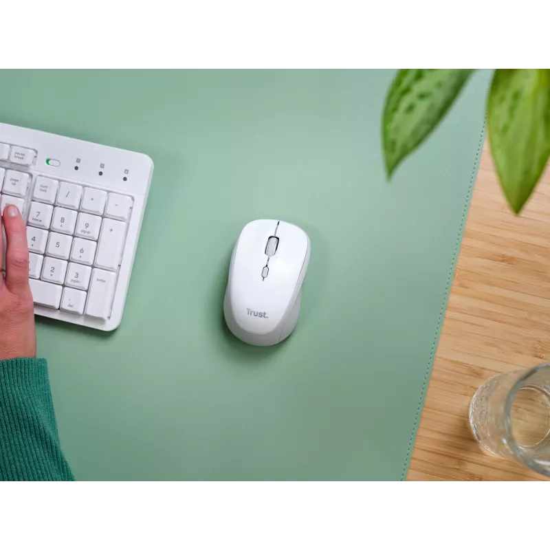 Trust Yvi+ Ποντίκι Universal Αμφίχειρο RF Wireless + Bluetooth Οπτικό 1600 DPI