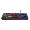 Trust GXT 836 Evocx Πληκτρολόγιο Gaming USB AZERTY Βελγικό Μαύρο