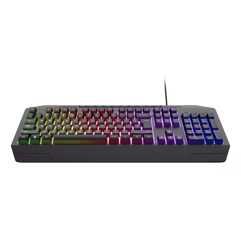 Trust GXT 836 Evocx Πληκτρολόγιο Gaming USB AZERTY Βελγικό Μαύρο